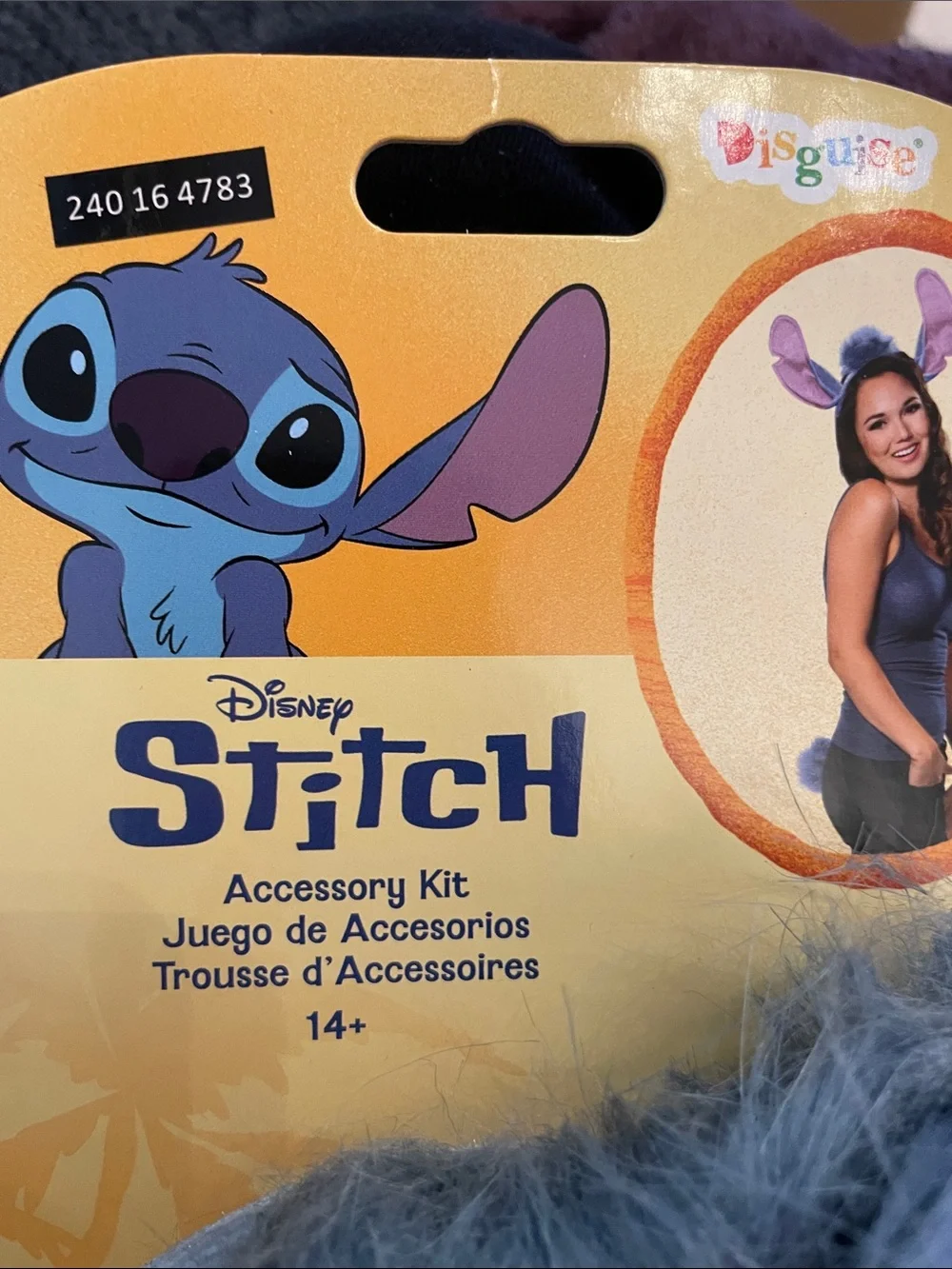 Disney Lilo & Stitch Stitch Classic Adult Accessory Kit Headband & Tail New - Picture 6 of 6